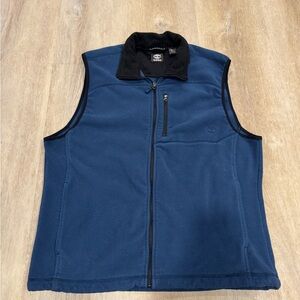 Men’s Large Timberland Blue Fleece Vest